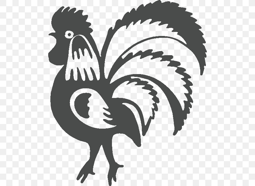 Rooster Vytynanky Chicken Łowicz Clip Art, PNG, 600x600px, Rooster, Beak, Bird, Black And White, Chicken Download Free