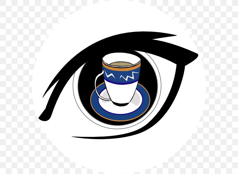Teacup Eye Coffee Clip Art, PNG, 600x600px, Tea, Brand, Coffee, Coffee Cup, Cup Download Free