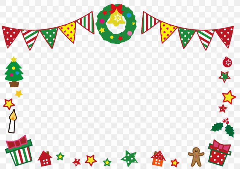Christmas Garland Frame, PNG, 842x595px, Christmas Tree, Area, Christmas, Christmas Day, Christmas Decoration Download Free