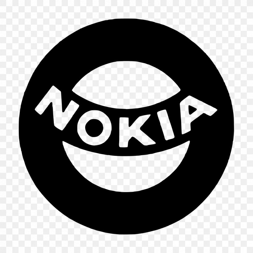 Nokia 6 History Of Nokia Logo Company, PNG, 1200x1200px, Nokia, Black And White, Brand, Company, Fredrik Idestam Download Free
