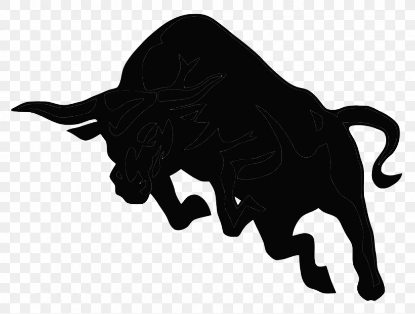 Spanish Fighting Bull Clip Art Image, PNG, 1023x775px, Spanish Fighting Bull, Black And White, Bull, Carnivoran, Cattle Download Free