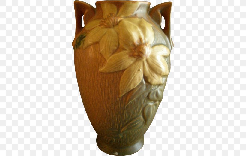 Vase Roseville Pottery Ceramic, PNG, 520x520px, Vase, American Art Pottery, Antique, Artifact, Basket Download Free