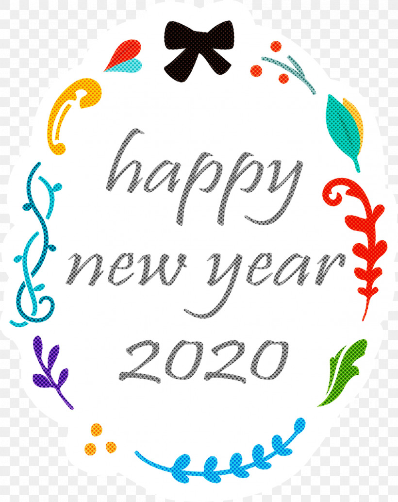 Happy New Year 2020 New Years 2020 2020, PNG, 2379x3000px, 2020, Happy New Year 2020, Calligraphy, Happy, Logo Download Free