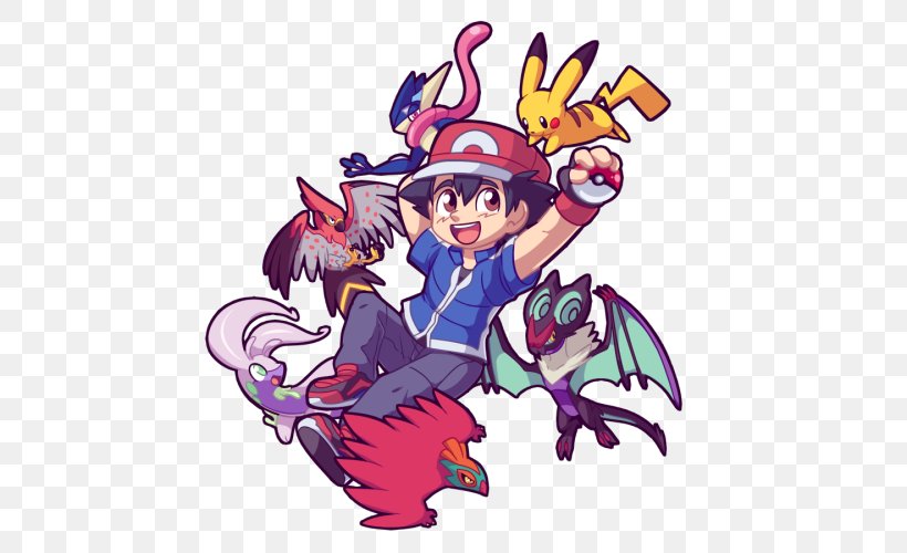 Pokémon Ultra Sun And Ultra Moon Drawing Ash Ketchum Clip Art, PNG, 500x500px, Watercolor, Cartoon, Flower, Frame, Heart Download Free