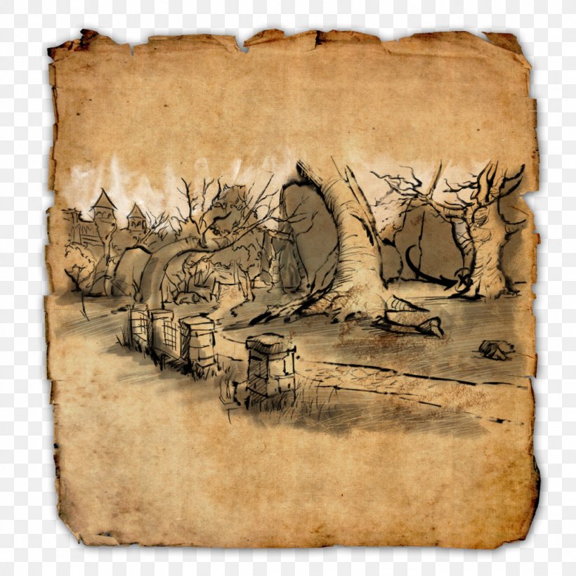 The Elder Scrolls Online Treasure Map Location, PNG, 1024x1024px, Elder Scrolls Online, Buried Treasure, Carnivoran, Elder Scrolls, Elder Scrolls Ii Daggerfall Download Free
