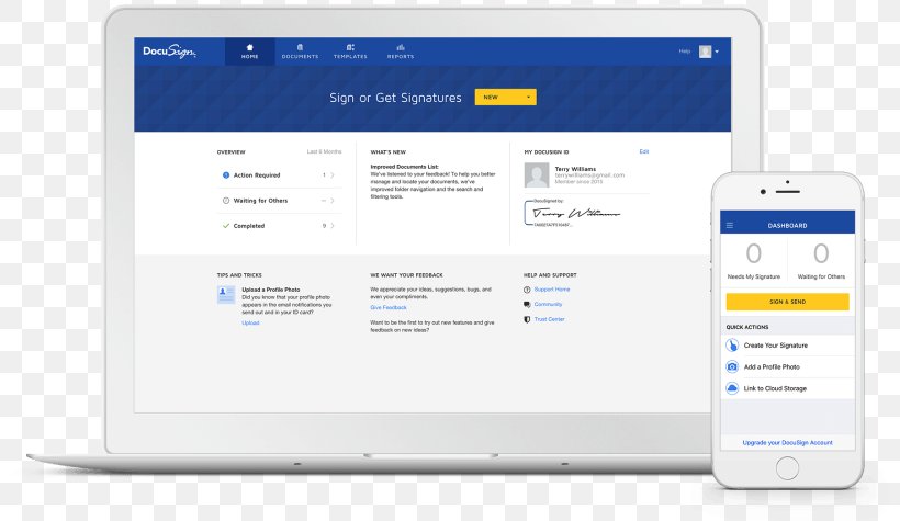 Electronic Signature DocuSign Computer Software Template, PNG, 800x475px, Electronic Signature, Android, Brand, Computer, Computer Program Download Free
