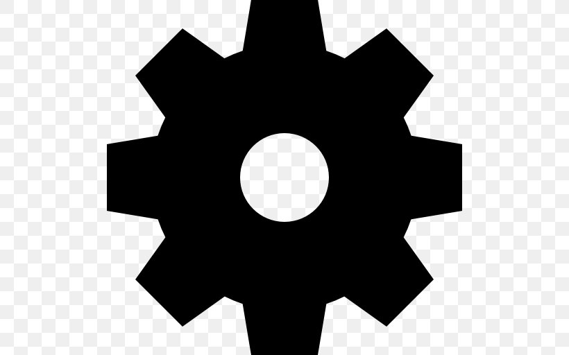 Gear Clip Art, PNG, 512x512px, Gear, Black And White, Black Gear, Engineering, Mechanical Engineering Download Free