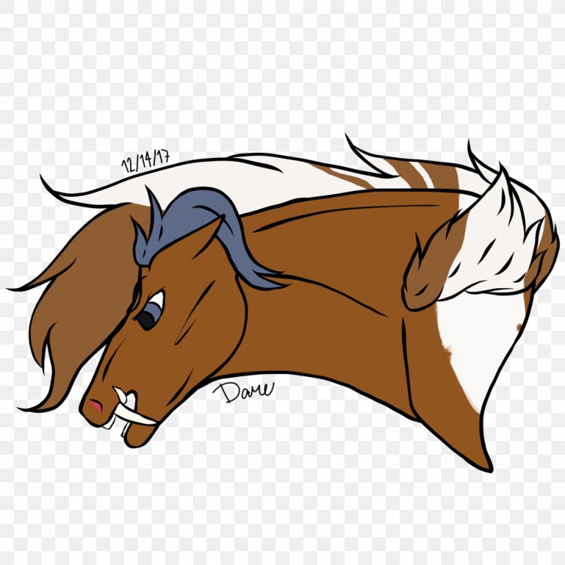 Mane Mustang Cattle Rein Mammal, PNG, 1024x1024px, Mane, Canidae, Carnivoran, Carnivores, Cartoon Download Free