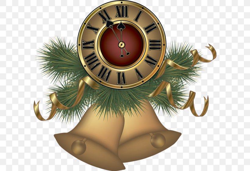 New Year's Eve Christmas Ornament Midnight, PNG, 600x560px, New Year, Blog, Christmas, Christmas Ornament, Clock Download Free