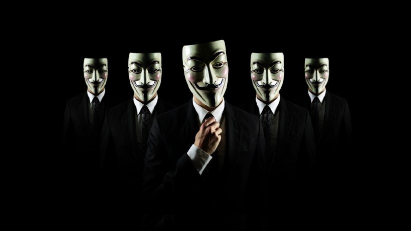 Anonymous Hacker Cyberattack Computer Security, PNG, 1920x1080px, Anonymous, Attack, Black And White, Computer Security, Cyberattack Download Free