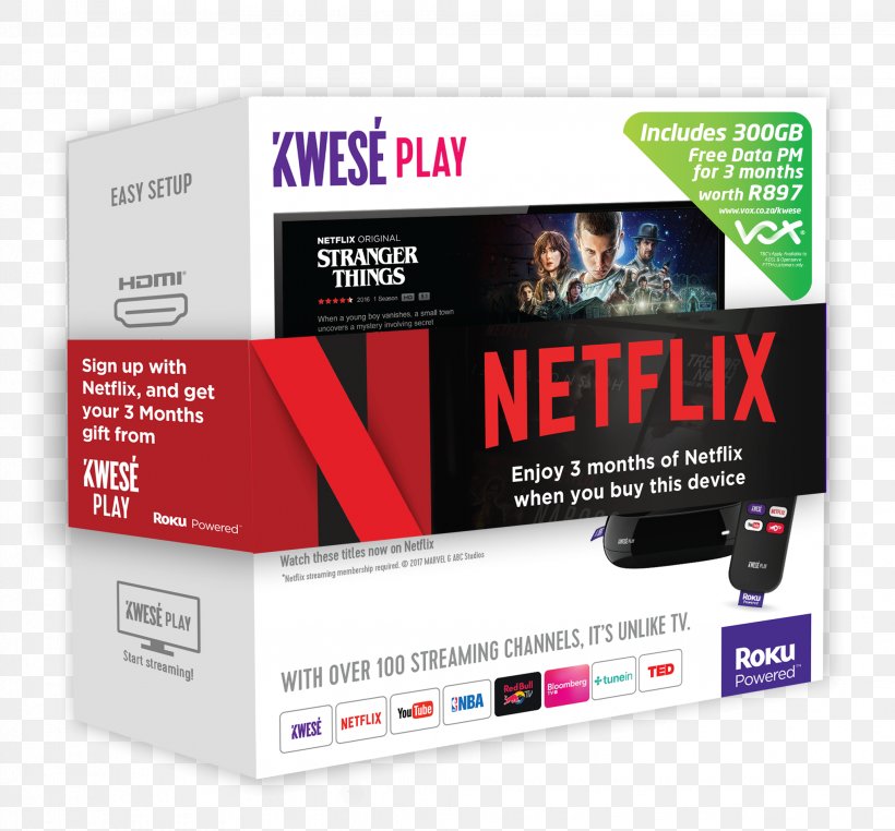 Roku South Africa Kwesé Sports Streaming Media Digital Media Player, PNG, 2035x1893px, Roku, Android Tv, Brand, Digital Media Player, Electronics Download Free