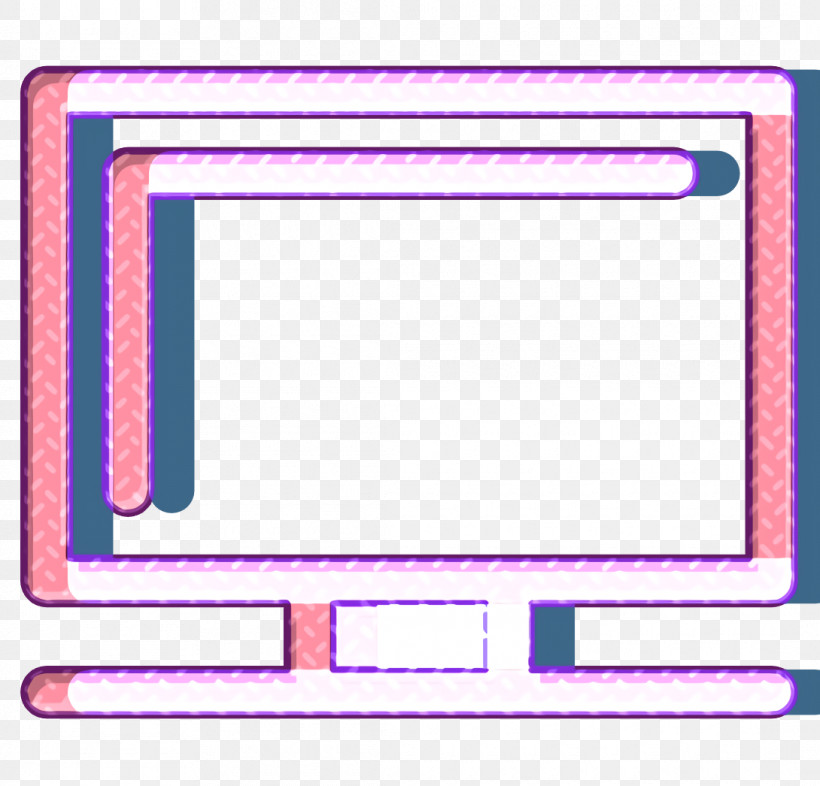 Linear Color Web Interface Elements Icon Computer Icon Tv Icon, PNG, 1090x1046px, Linear Color Web Interface Elements Icon, Computer Icon, Line, Monitor Icon, Rectangle Download Free