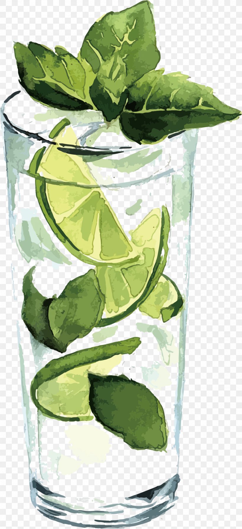 Watercolor Painting Illustration, PNG, 1007x2196px, Watercolor Painting, Art, Caipirinha, Drawing, Drink Download Free