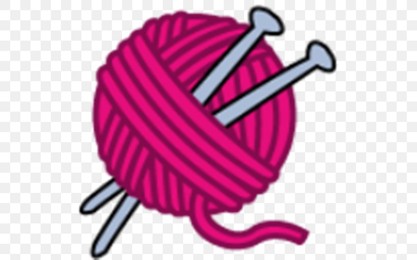 Knitting Crochet Needlework Clip Art, PNG, 512x512px, Knitting, Area, Crochet, Crochet Hook, Hand Knitting Download Free