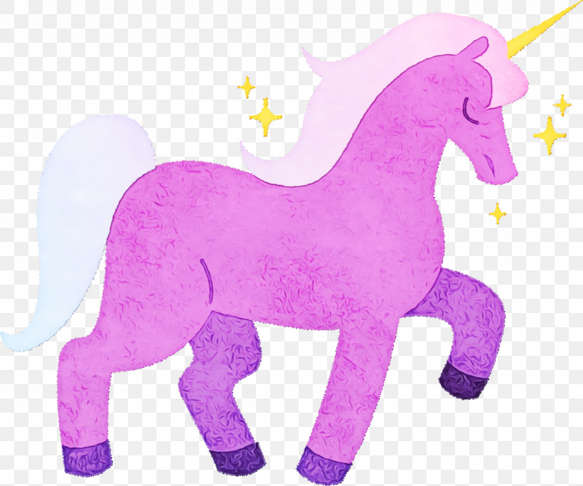 Mustang Unicorn M Pink M Lawn Yonni Meyer, PNG, 1600x1334px, Watercolor, Biology, Horse, Lawn, Mustang Download Free