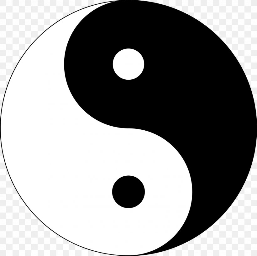 Yin And Yang Symbol Clip Art, PNG, 1600x1600px, Yin And Yang, Black And White, Gender Symbol, Mandala, Meditation Download Free