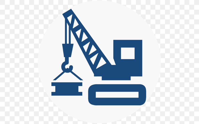 Architectural Engineering Heavy Machinery Construction Management Civil Engineering Crane, PNG, 512x512px, Architectural Engineering, Area, Blue, Brand, Building Download Free