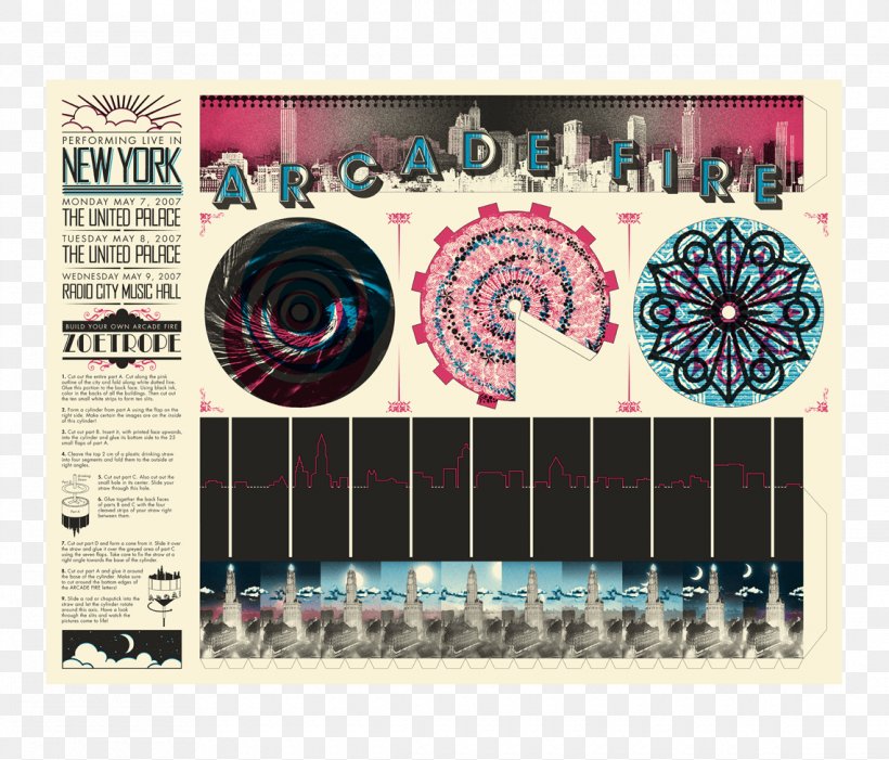 Concert Screen Printing Paper Poster Chicago Theatre, PNG, 1140x975px, Concert, Arcade Fire, Brand, Chicago, Chicago Theatre Download Free