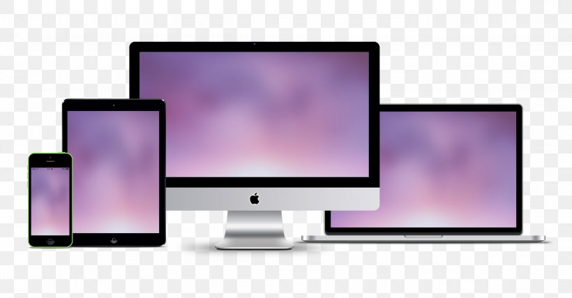 Responsive Web Design Mockup Website, PNG, 2300x1200px, Responsive Web Design, Apple, Brand, Computer Monitor, Display Device Download Free