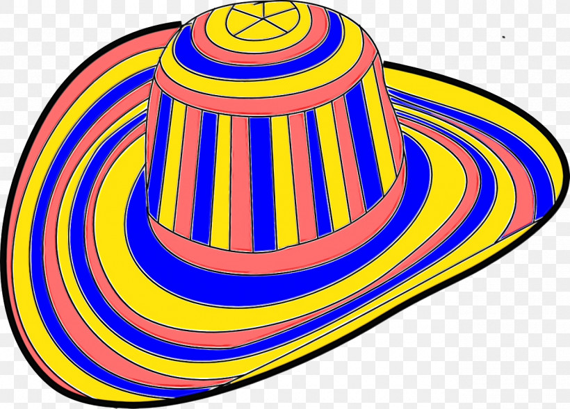 Yellow Hat Line Headgear Circle, PNG, 1280x920px, Watercolor, Cap, Circle, Costume Accessory, Costume Hat Download Free