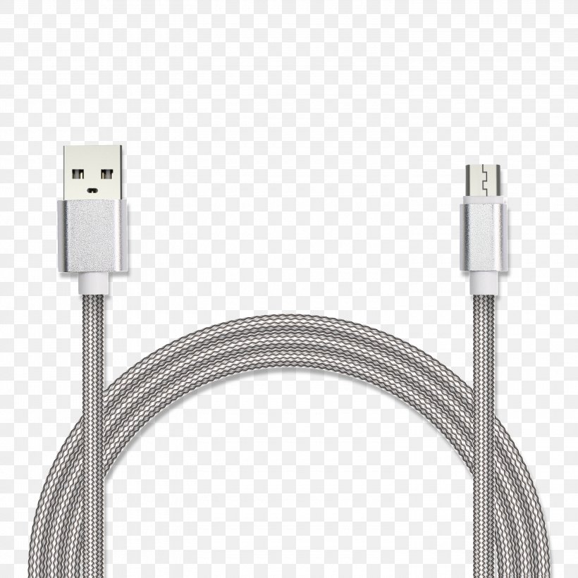 AC Adapter Lightning USB Electrical Cable Microphone, PNG, 3000x3000px, Ac Adapter, Cable, Computer, Data Transfer Cable, Electrical Cable Download Free