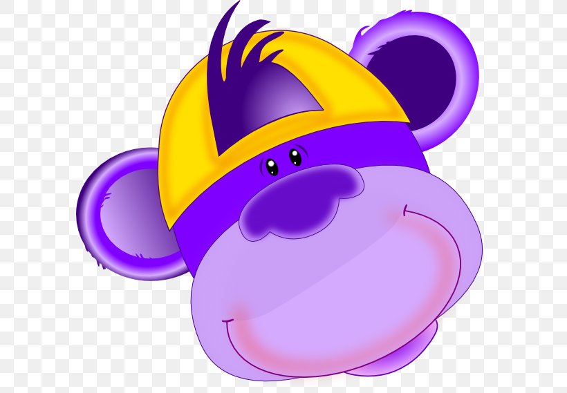 Ape Monkey Clip Art, PNG, 600x569px, Ape, Headgear, Monkey, Purple, Simian Download Free