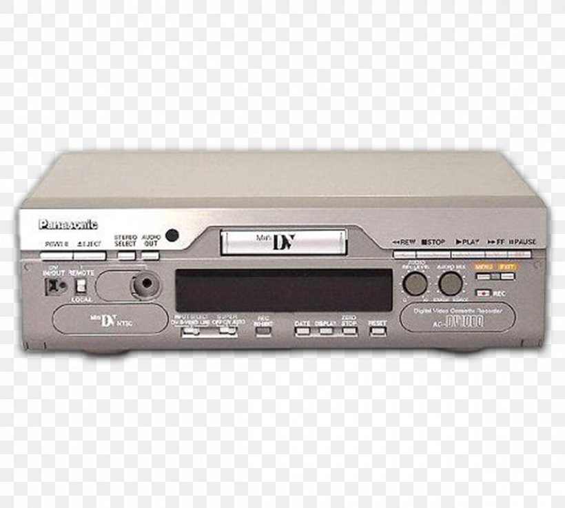 Digital Video DV VCRs Panasonic Electronics, PNG, 1200x1080px, Digital Video, Audio Receiver, Av Receiver, Cassette Deck, Deck Download Free