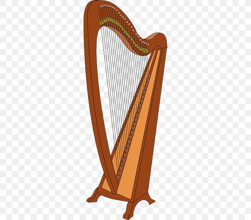 Harp Musical Instrument Clip Art, PNG, 360x720px, Watercolor, Cartoon, Flower, Frame, Heart Download Free