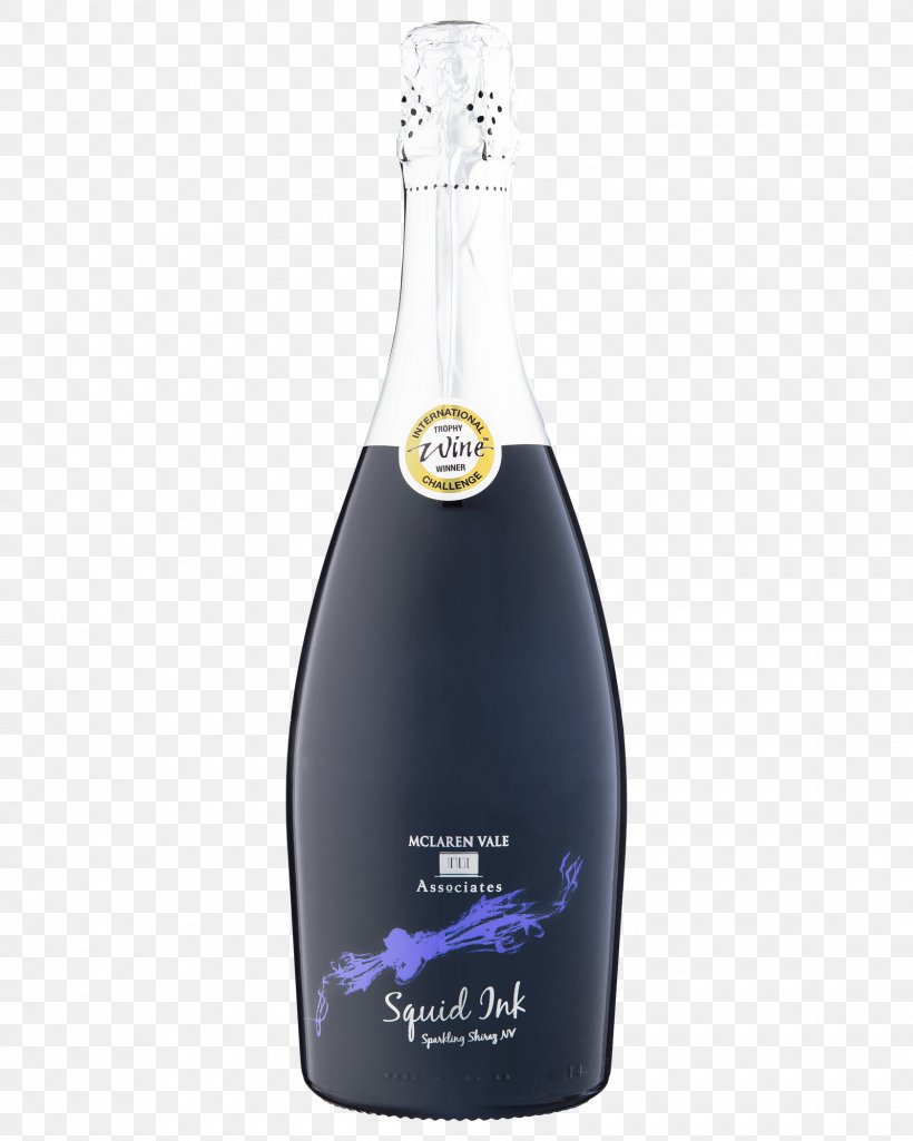 Sparkling Wine McLaren Vale III Associate Wines (Producers Squid Ink Shiraz) Sparkling Shiraz, PNG, 1600x2000px, Sparkling Wine, Alcoholic Beverage, Bottle, Cephalopod Ink, Drink Download Free