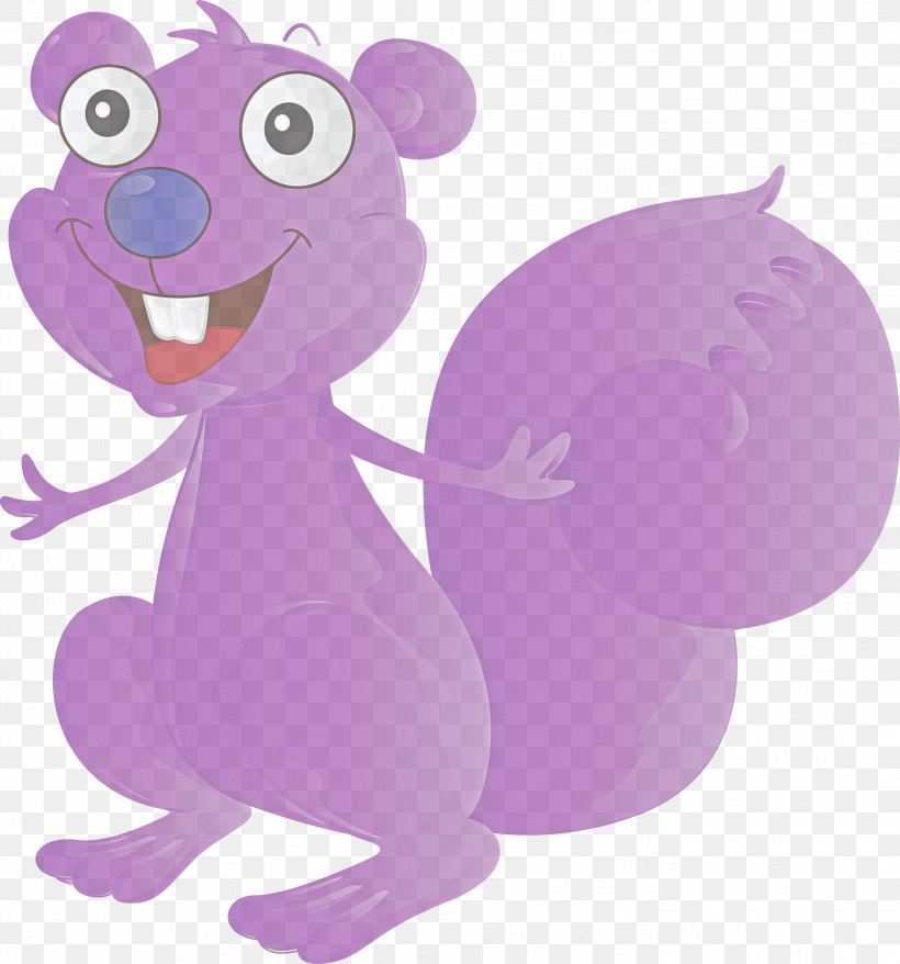 Squirrel, PNG, 2799x3000px, Squirrel, Animation, Cartoon, Koala, Purple Download Free