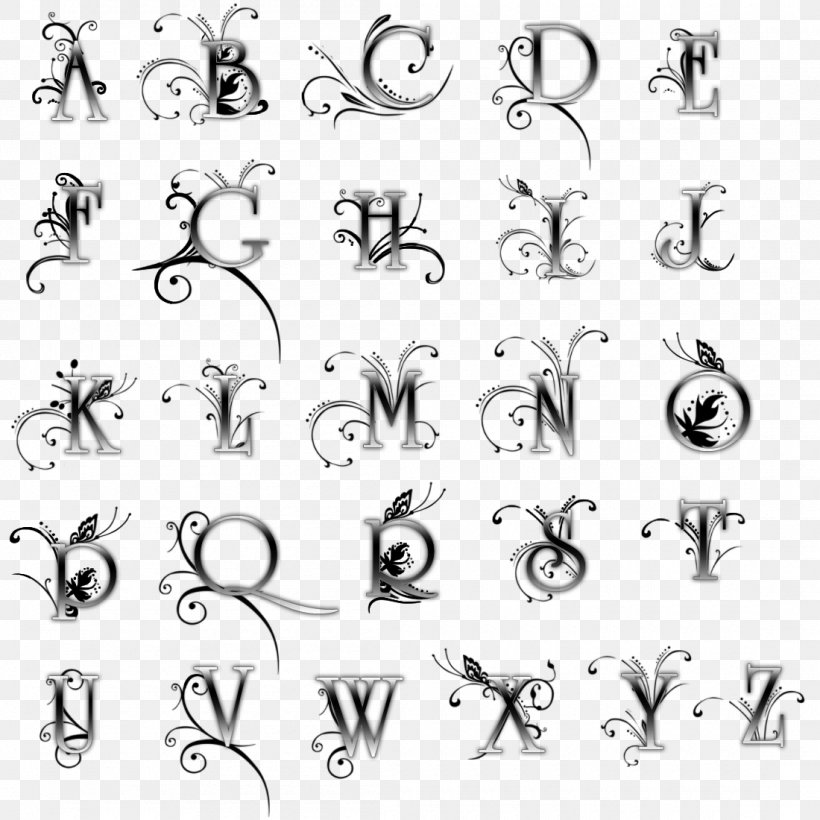 Tattoo Letter Cursive Idea Font Png 1100x1100px Tattoo Alphabet Arabic Alphabet Area Art Download Free