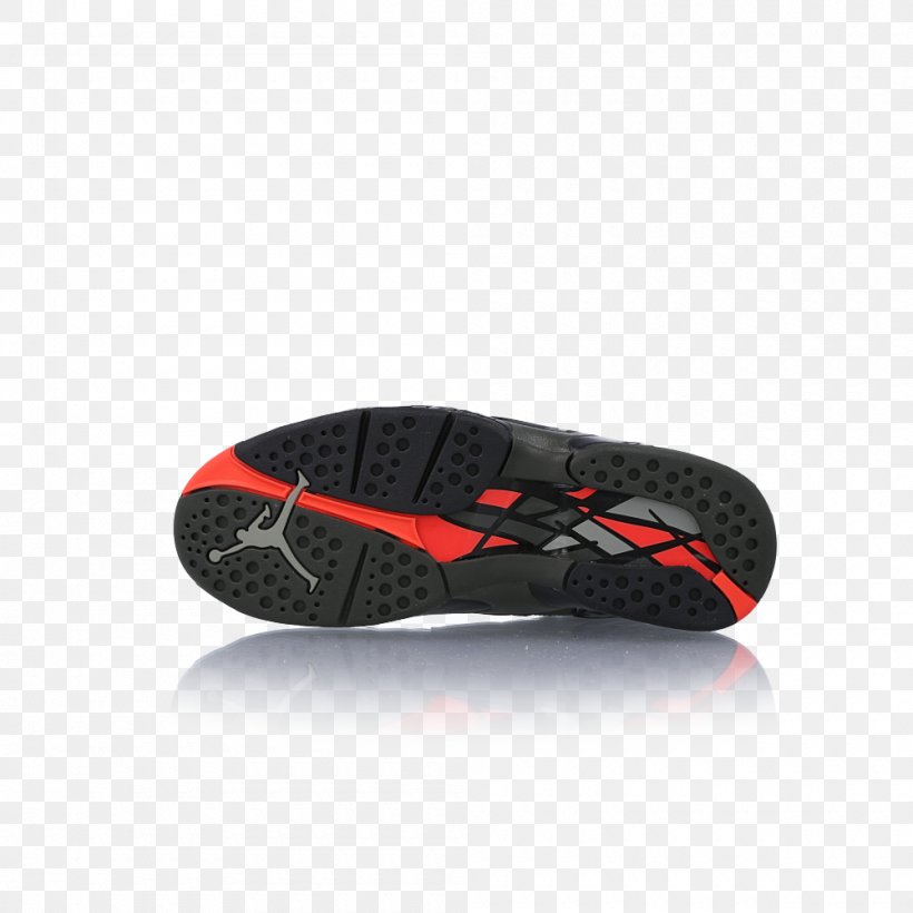 Air Jordan 8 Retro Shoe Flip-flops Slipper, PNG, 1000x1000px, Air Jordan, Black, Brand, Cross Training Shoe, Flip Flops Download Free