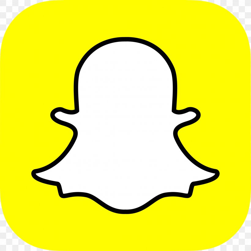 Snapchat Logo Social Media Advertising Snap Inc., PNG, 2143x2144px, Snapchat, Advertising, Area, Black And White, Brand Download Free