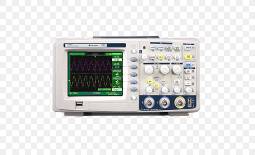 Digital Storage Oscilloscope RIGOL Technologies Bandwidth Digital Data, PNG, 500x500px, Oscilloscope, Analog Signal, Audio Receiver, Bandwidth, Data Storage Download Free