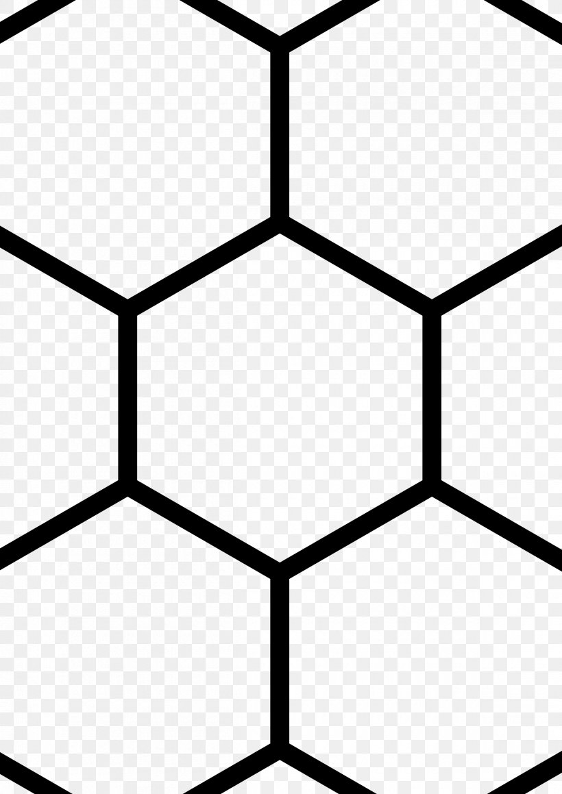 Hexagonal Tiling Clip Art, PNG, 2400x3394px, Hexagon, Area, Black, Black And White, Geometry Download Free