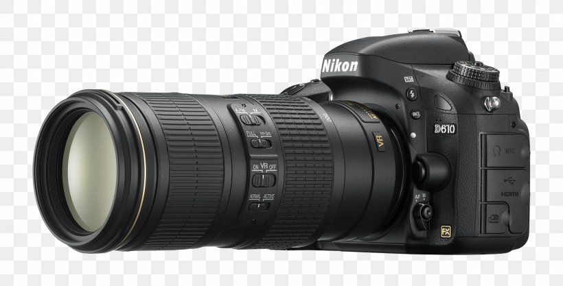 Nikon D610 Nikon D600 Photography Full-frame Digital SLR Camera, PNG, 1767x899px, Nikon D610, Camera, Camera Accessory, Camera Lens, Cameras Optics Download Free