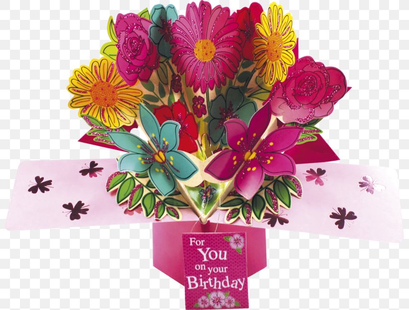 Floral Design Greeting & Note Cards Birthday Pop-up Book Flower, PNG, 800x623px, Floral Design, Anniversary, Birthday, Cut Flowers, Floristry Download Free