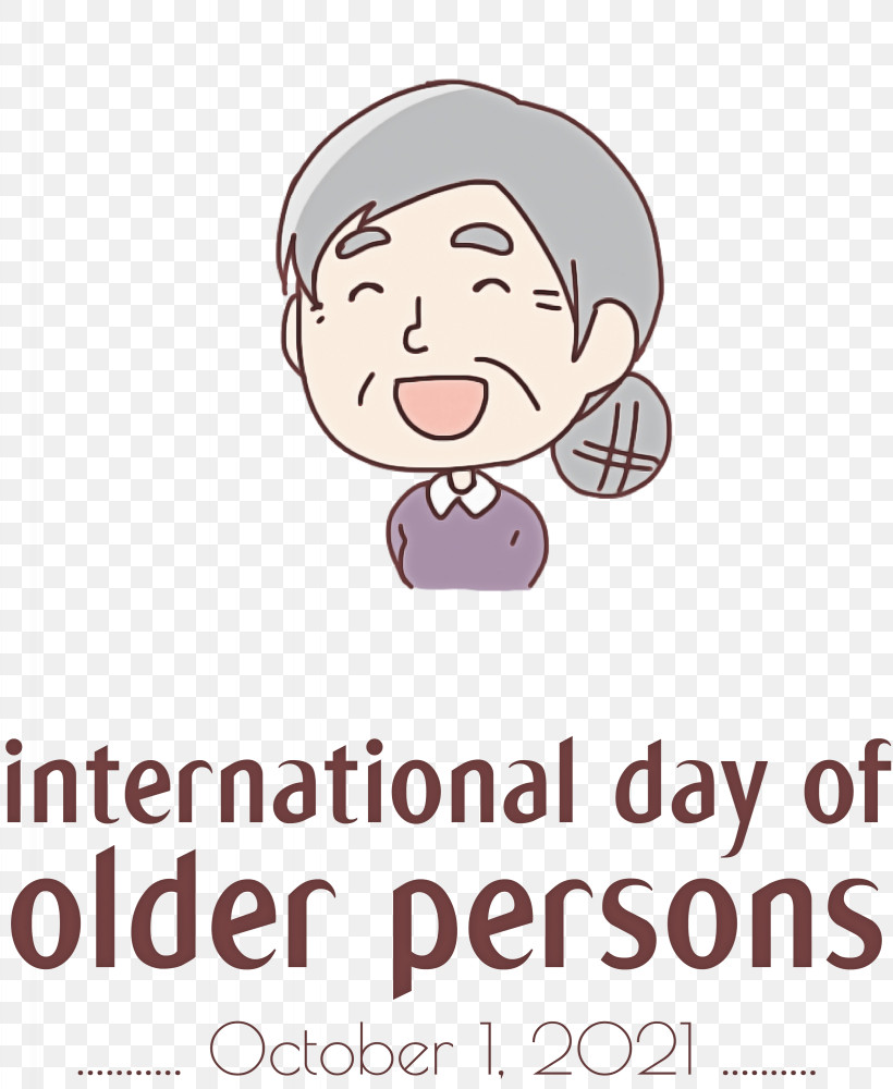 International Day For Older Persons Older Person Grandparents, PNG, 2458x3000px, International Day For Older Persons, Ageing, Cartoon, Face, Forehead Download Free