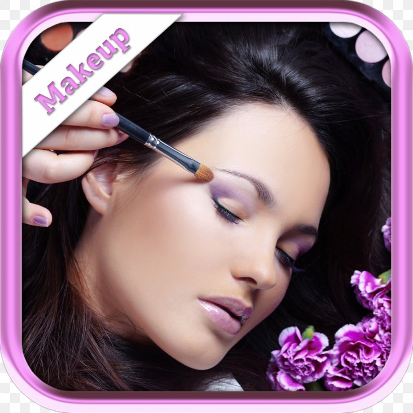 Beauty Parlour Make-up Artist Brush Fashion Cosmetics, PNG, 1024x1024px, Beauty Parlour, Airbrush Makeup, Beauty, Black Hair, Brown Hair Download Free
