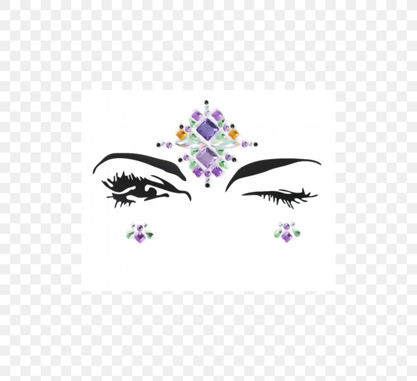 Sticker Imitation Gemstones & Rhinestones Face Make-up Adhesive, PNG, 500x750px, Sticker, Adhesive, Body Jewelry, Brand, Color Download Free