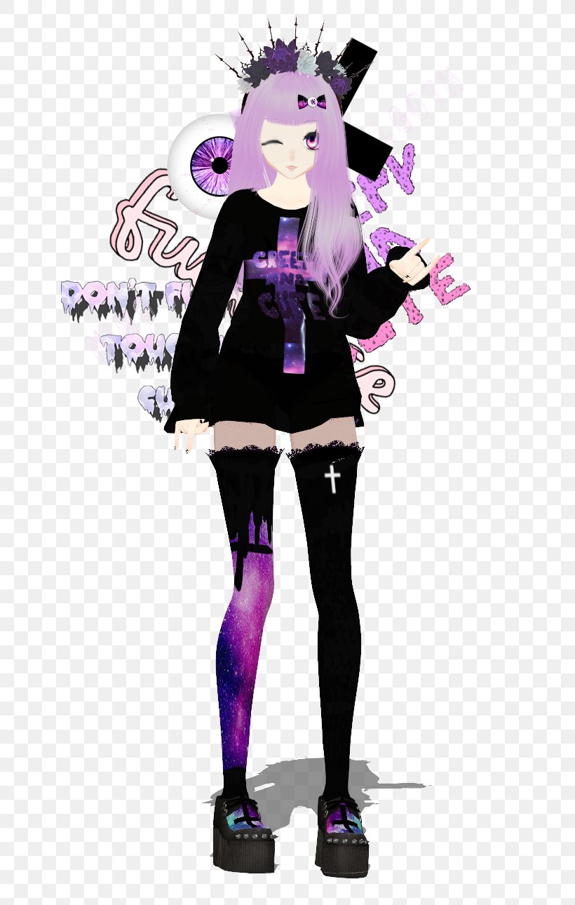 Vocaloid MikuMikuDance Drawing Hatsune Miku Goth Subculture, PNG, 720x1290px, Watercolor, Cartoon, Flower, Frame, Heart Download Free
