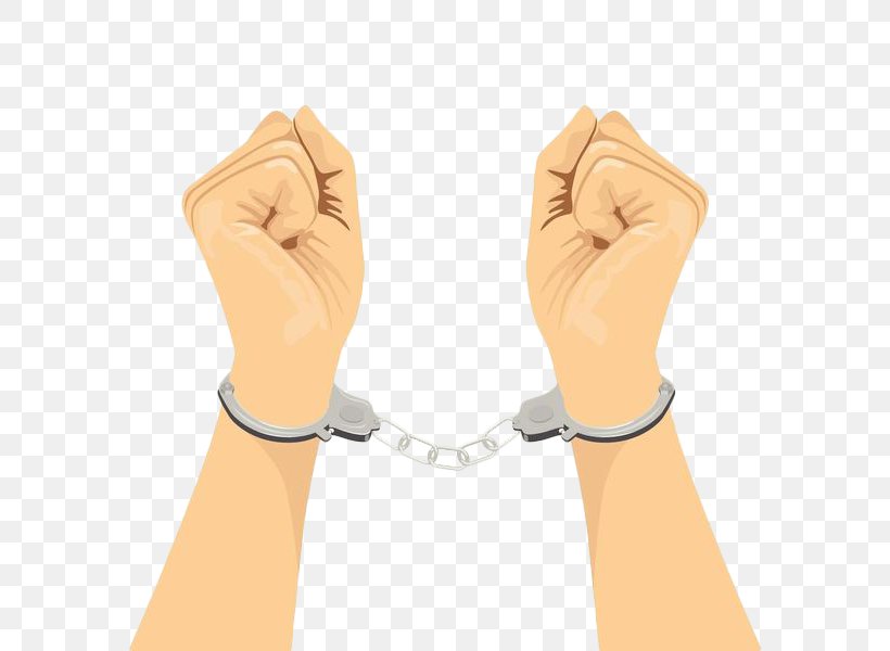 Handcuffs Prison Illustration, PNG, 600x600px, Handcuffs, Arm, Arrest, Can Stock Photo, Finger Download Free