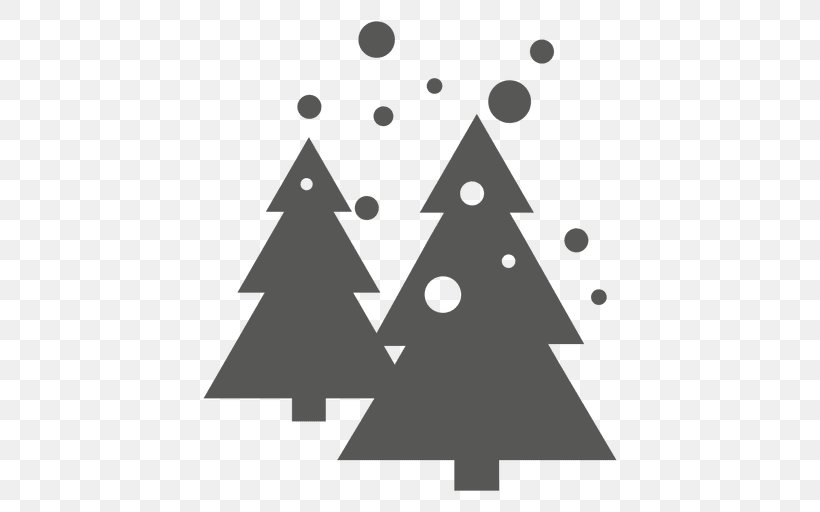 Christmas Tree Christmas Ornament, PNG, 512x512px, Christmas Tree, Black, Black And White, Christmas, Christmas Card Download Free