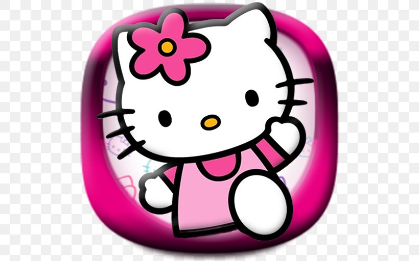 Hello Kitty Online Birthday Template Image, PNG, 512x512px, Watercolor, Cartoon, Flower, Frame, Heart Download Free