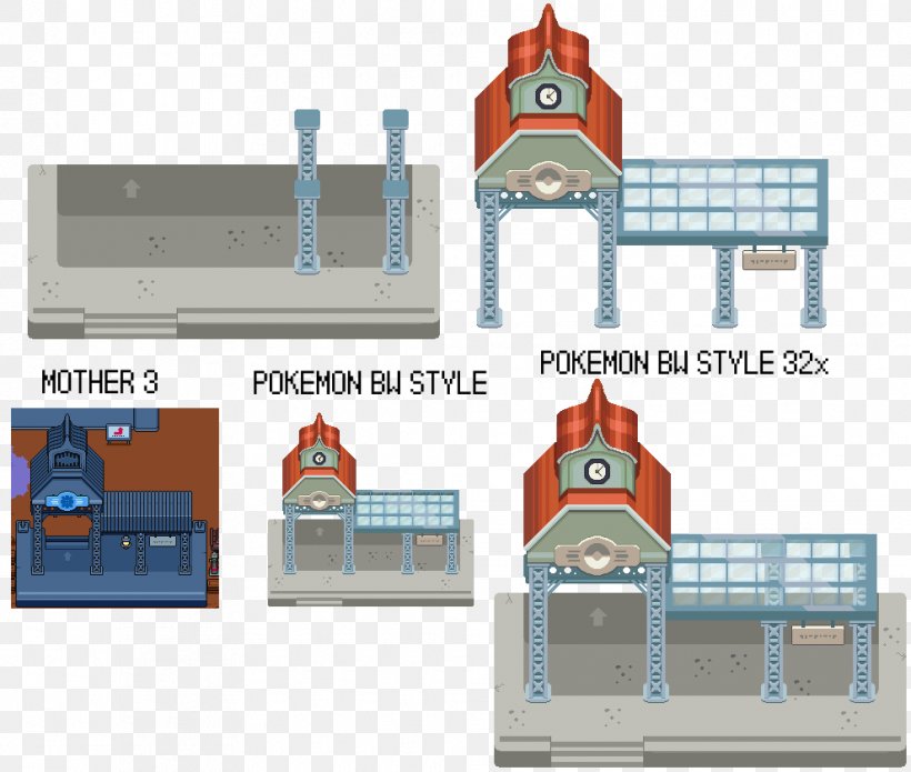 Pokemon Black & White Pokémon Black 2 And White 2 Mother 3 Tile-based Video Game, PNG, 990x840px, 2d Computer Graphics, Pokemon Black White, Elevation, Facade, Home Download Free