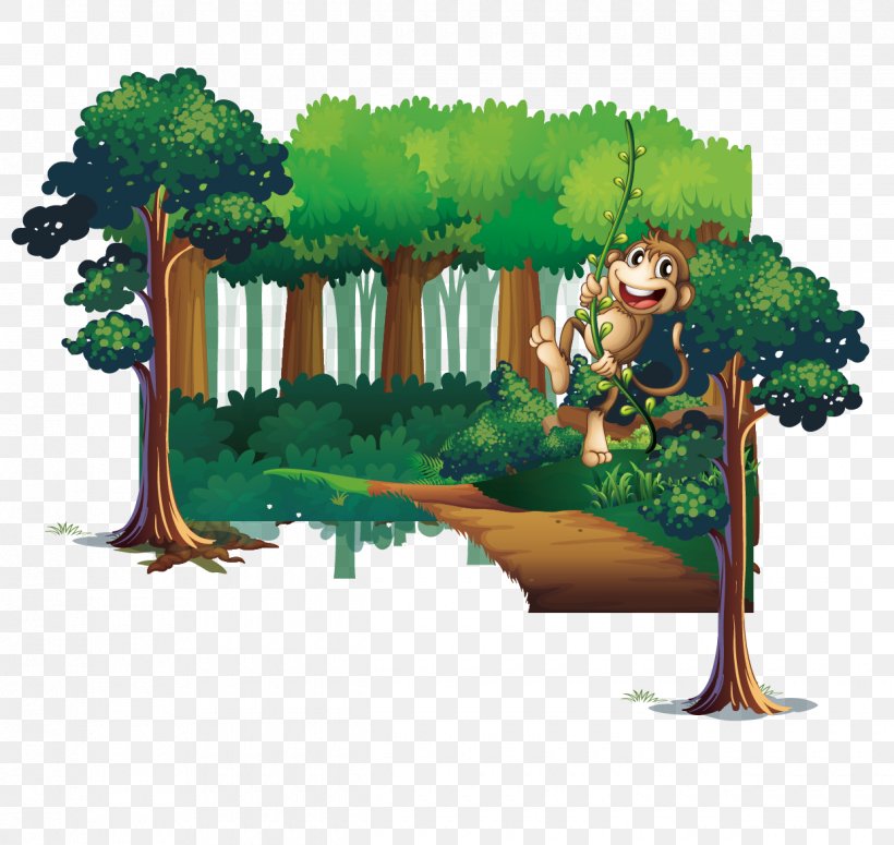 Tree Forest Download, PNG, 1240x1172px, Tree, Cartoon, Forest, Grass,  Gratis Download Free