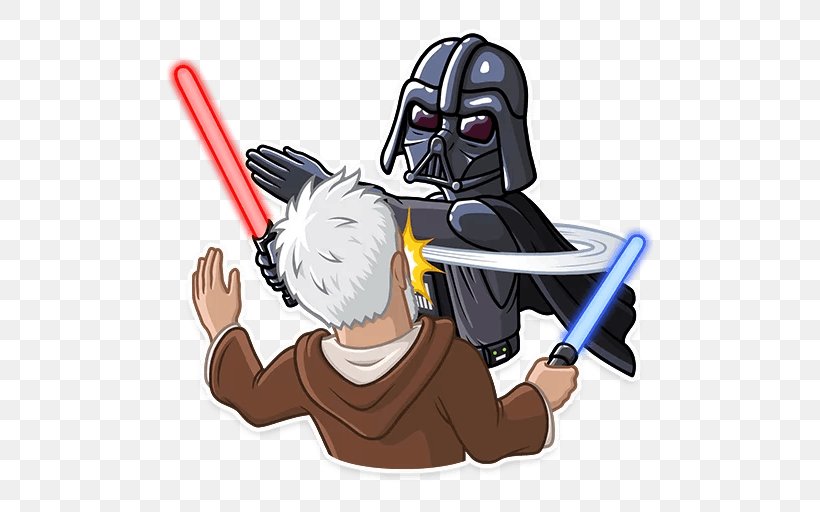 Anakin Skywalker Darth Sticker Star Wars Telegram, PNG, 512x512px, Anakin Skywalker, Cartoon, Character, Darth, Fictional Character Download Free