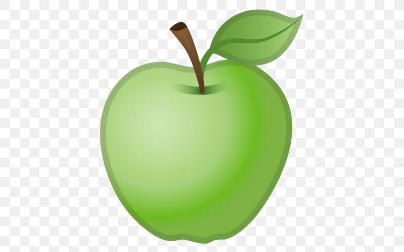 Apple Emoji Android Granny Smith Manzana Verde, PNG, 512x512px, Apple, Android, Apple Color Emoji, Emoji, Emojipedia Download Free