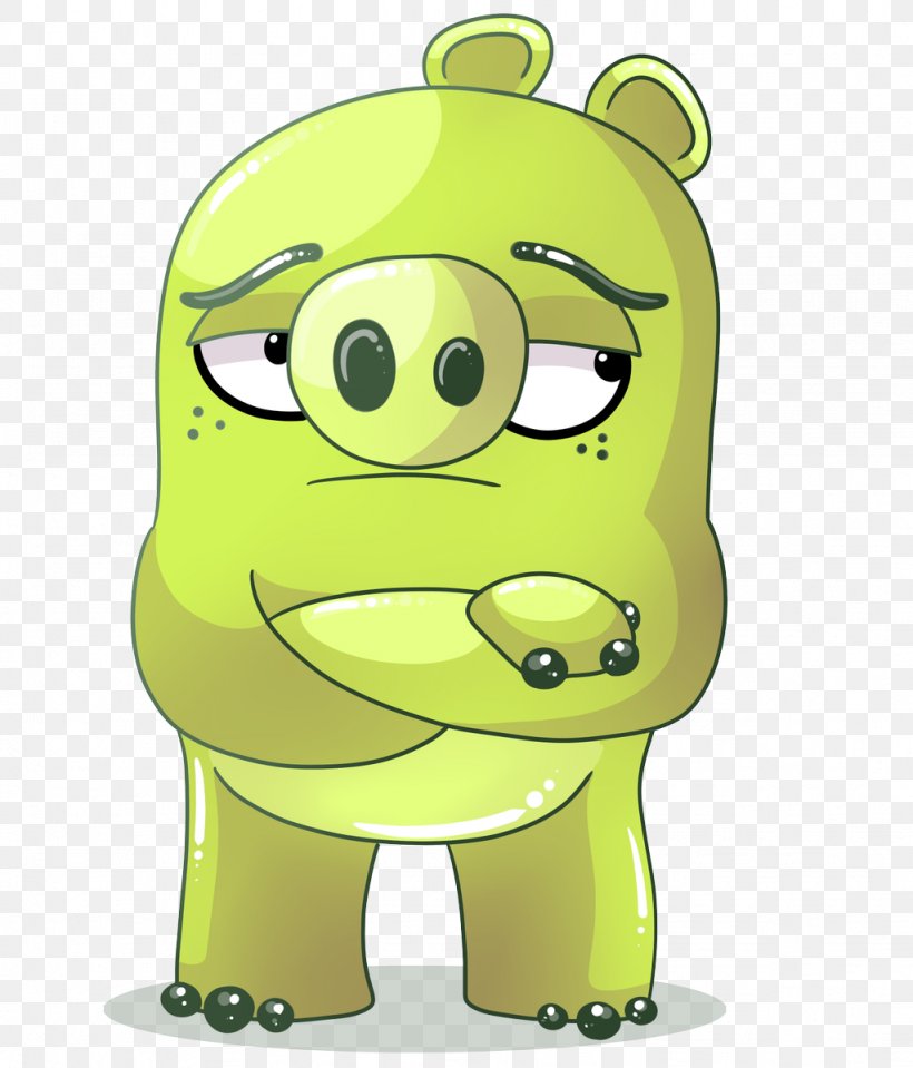 Bad Piggies Angry Birds Pig Possessed Green Pig Soup, PNG, 1024x1198px, Pig, Amphibian, Angry Birds, Angry Birds Movie, Angry Birds Toons Download Free