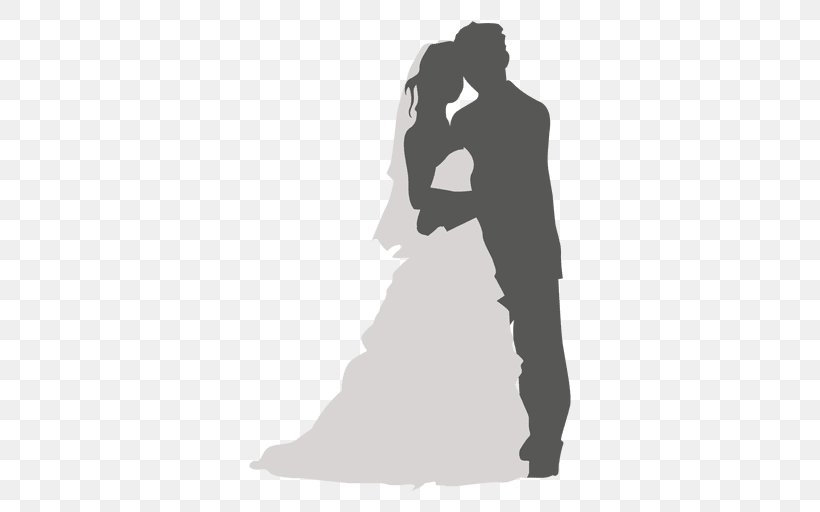Wedding Invitation Convite Silhouette Clip Art, PNG, 512x512px, Wedding Invitation, Black And White, Bridal Shower, Convite, Gratis Download Free